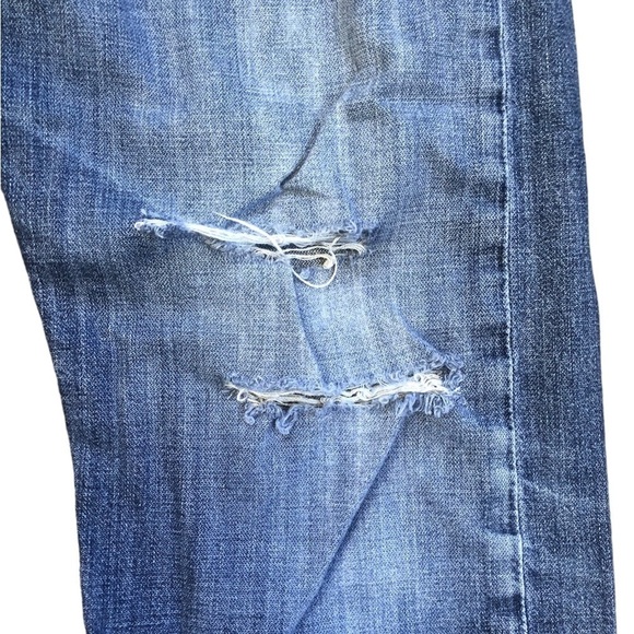 Men's Levi’s 514 High Rise Mom Straight Leg Jeans Ripped/Distressed - Picture 4 of 11